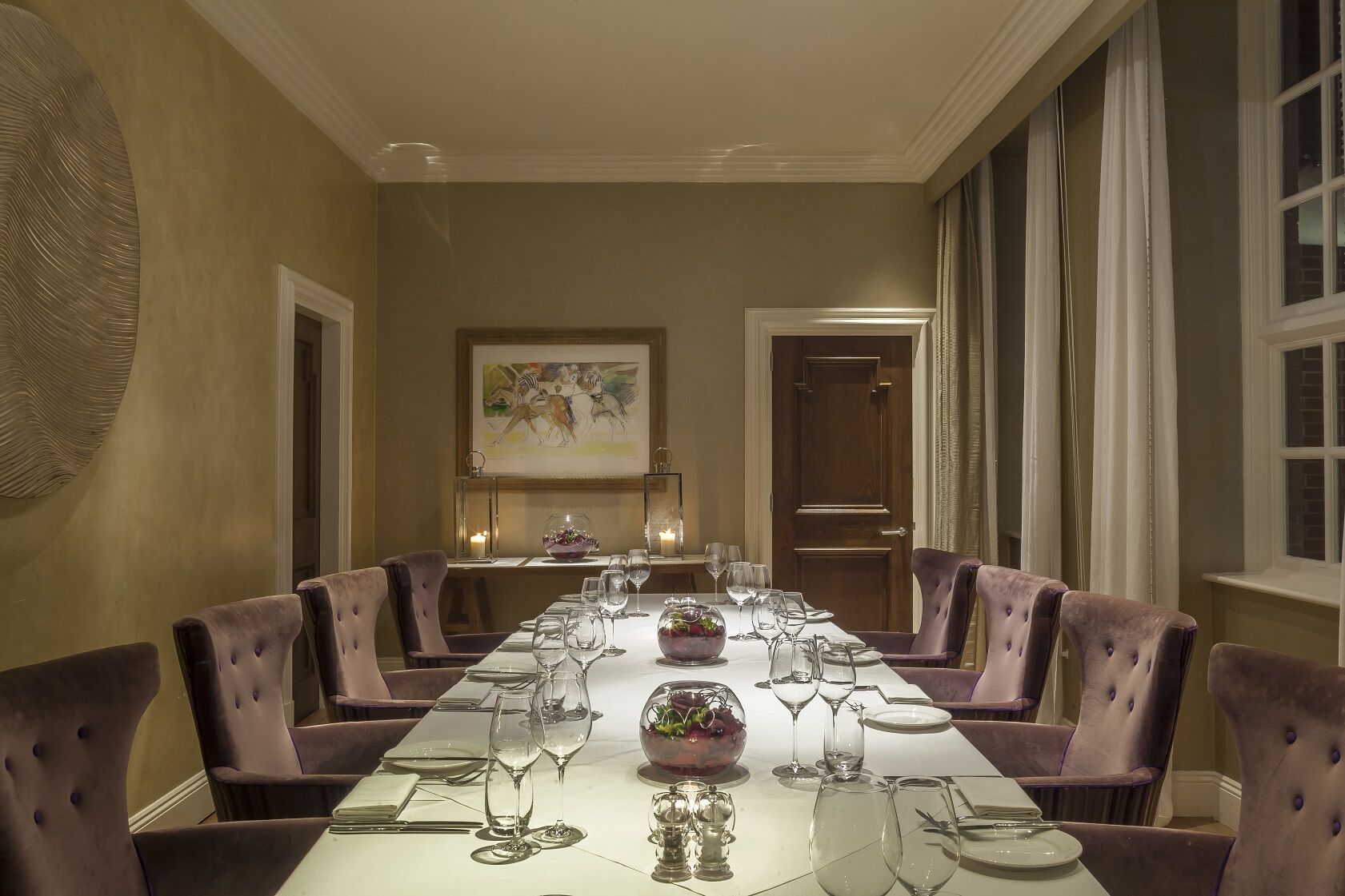 فندق ذا روزيت ريدينغ ريدينج المظهر الخارجي الصورة The private dining room at the restaurant